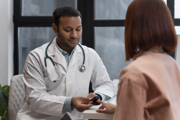 side-view-patient-undergoing-physical-evaluation side-view-patient-undergoing-physical-evaluation
